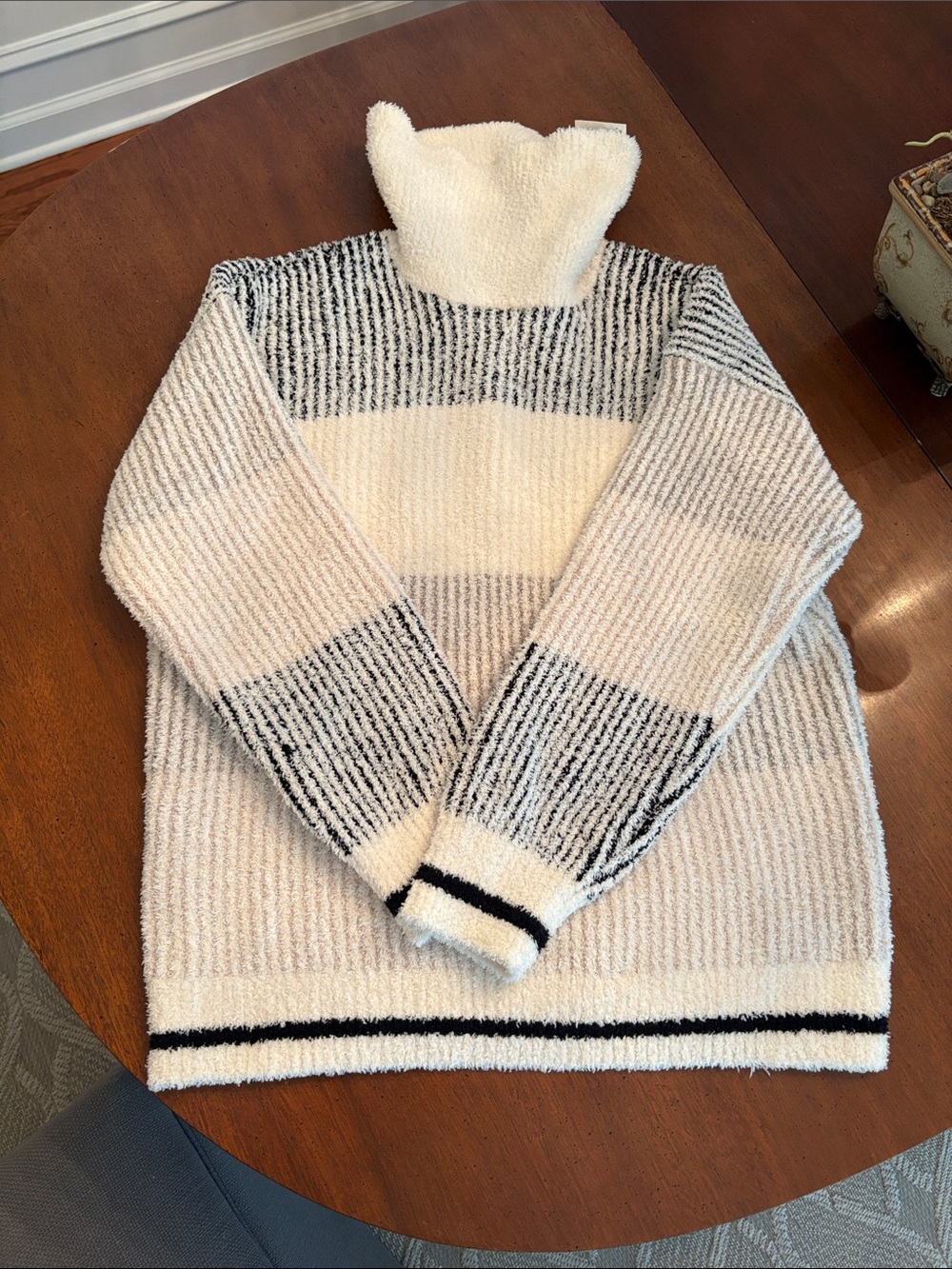 Barefoot Dreams Cozy Chic Color Block Pullover